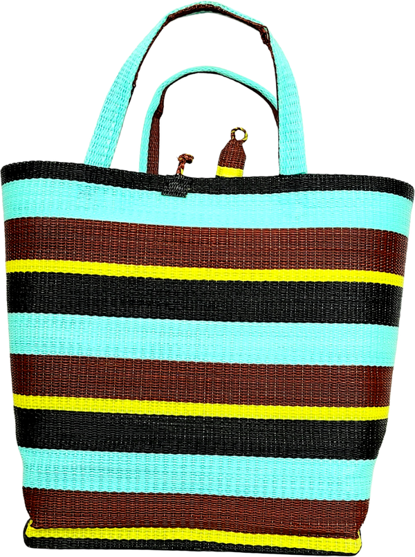 Handwoven Plastic Tote -Mai